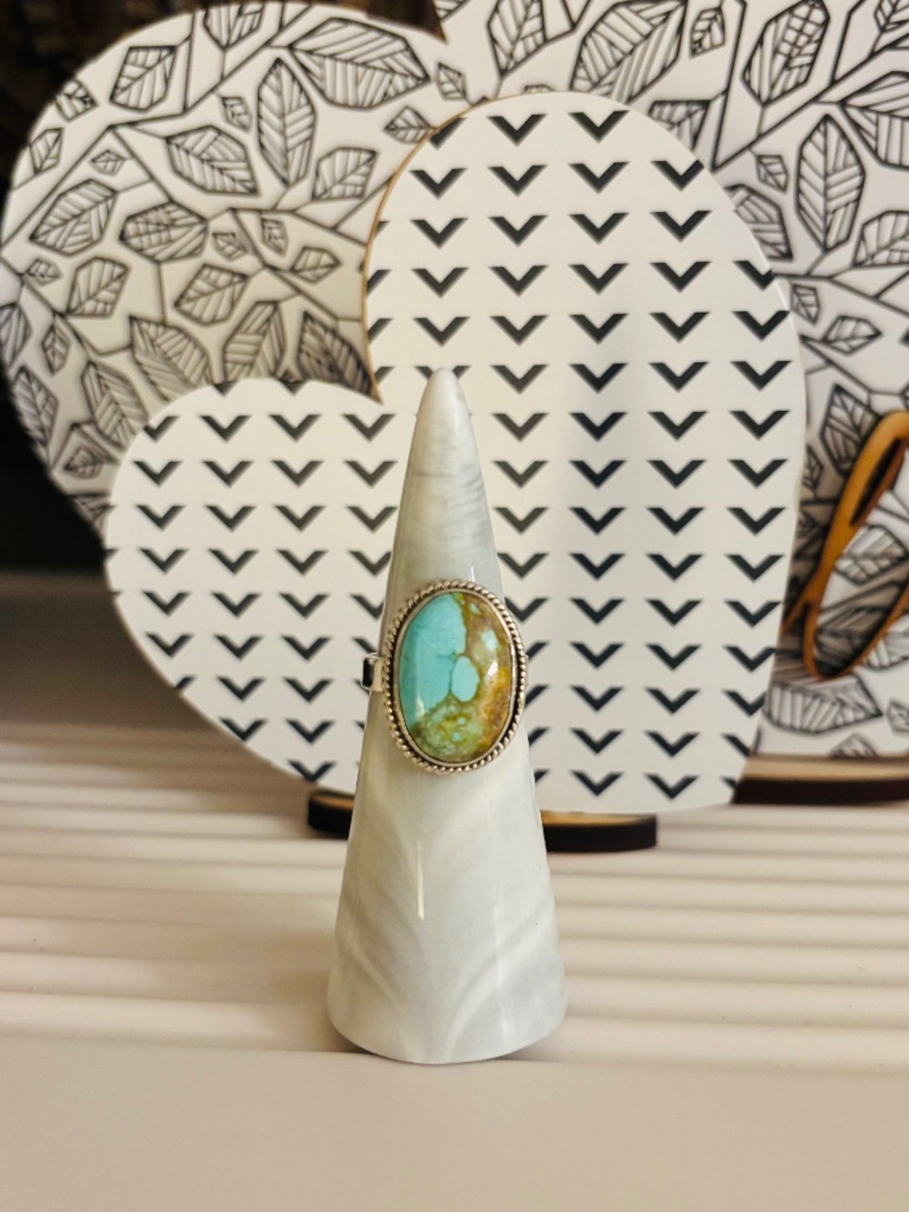 Turquoise Ring .925 Sterling Silver